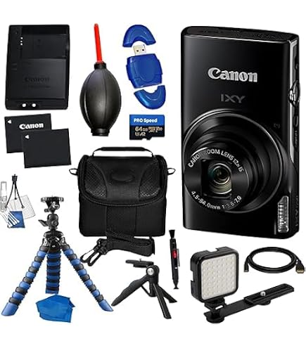 Amazon.com : Canon IXY 600F Digital Camera (Black) + 64GB Memory